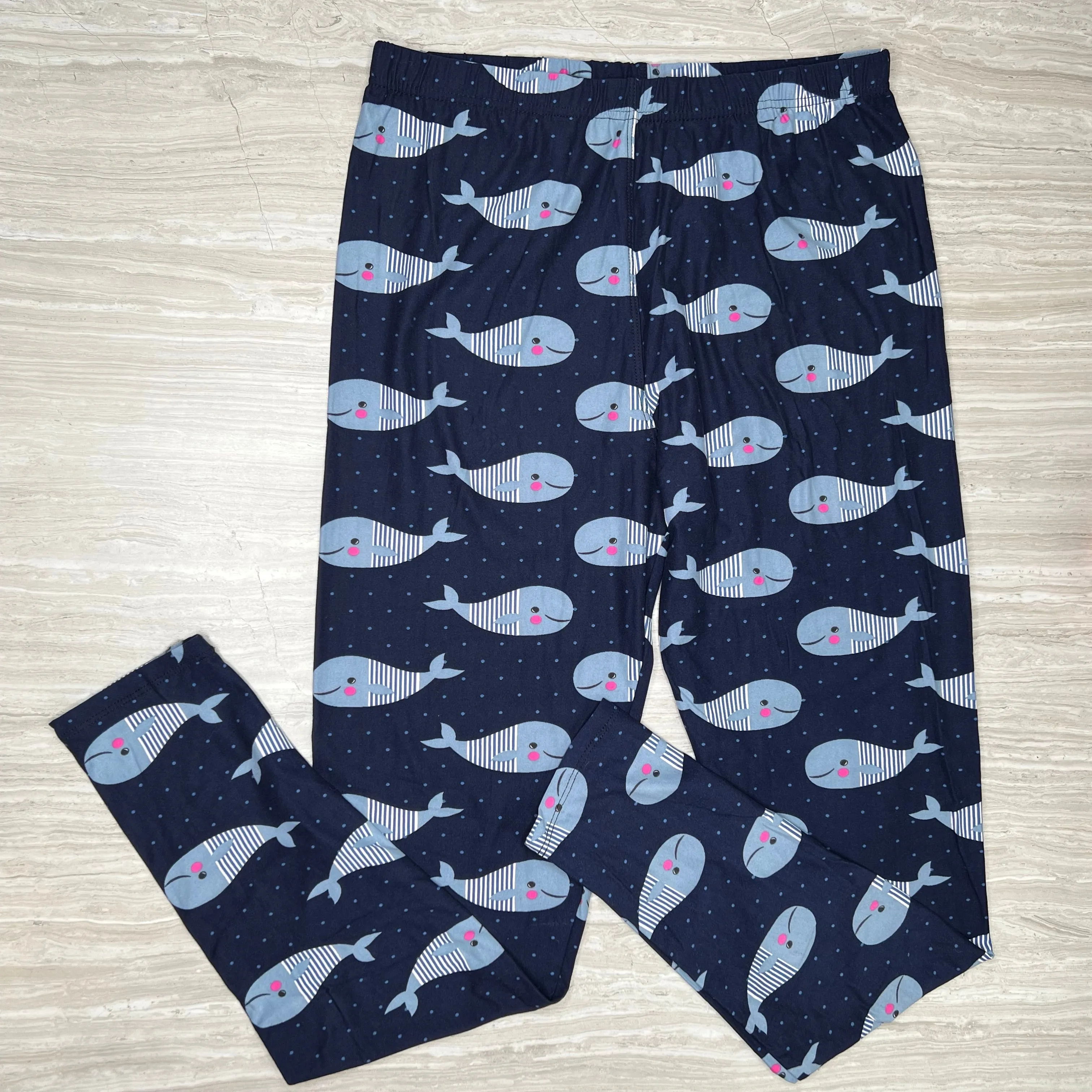 Sailor Whales Dot Leggings