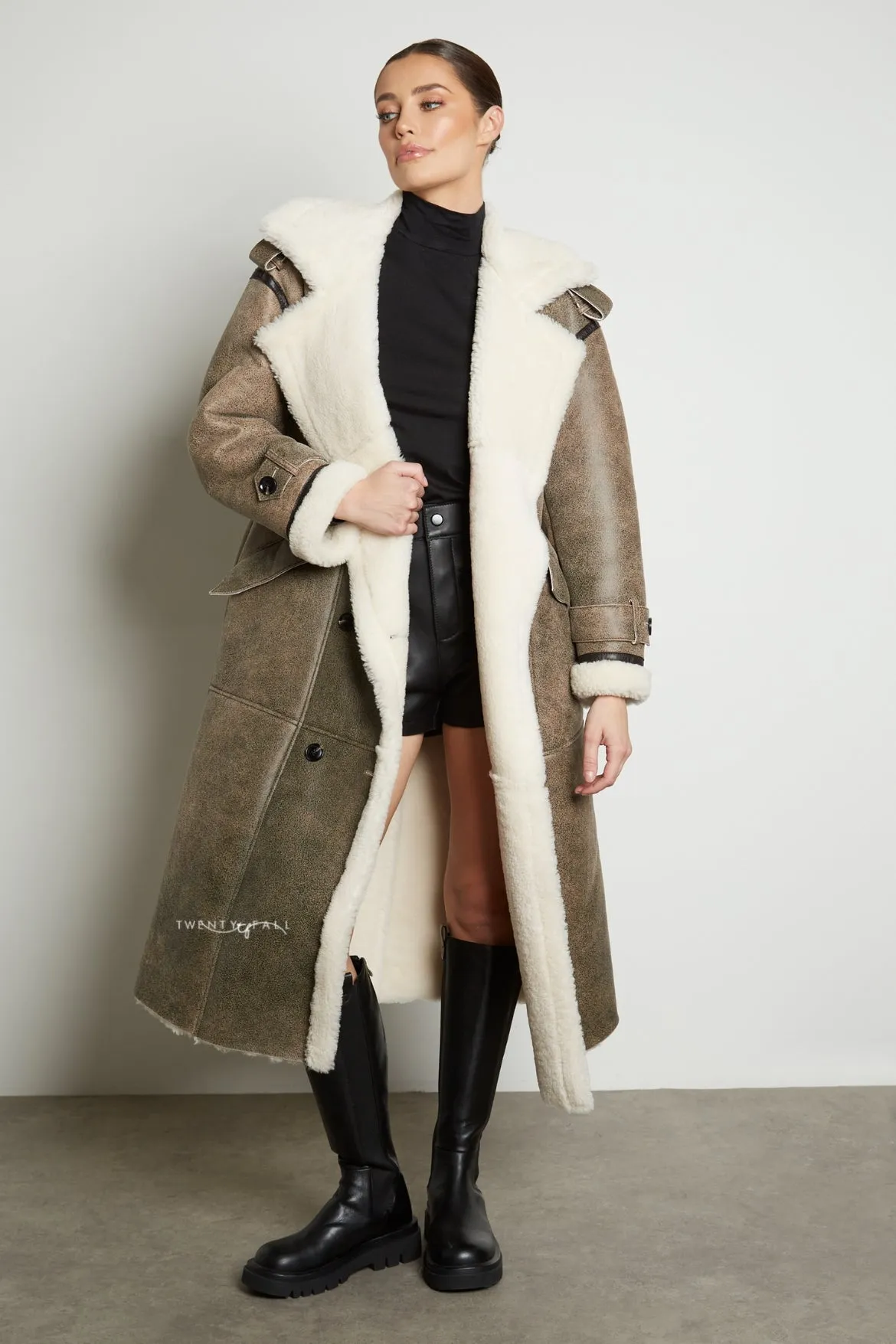 Sara Shearling Coat