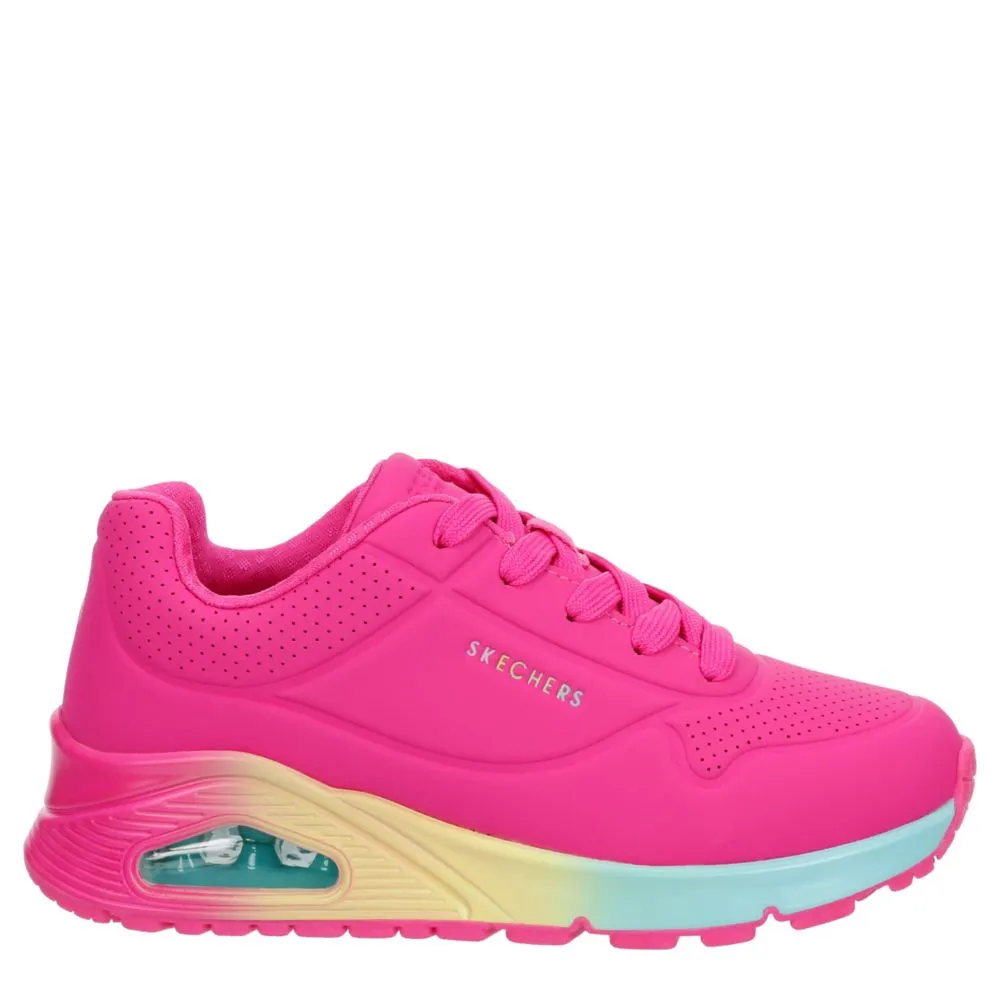 SKECHERS  GIRLS LITTLE-BIG KID UNO SNEAKER