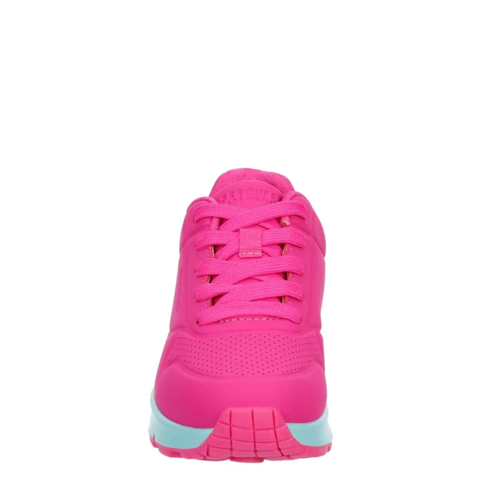 SKECHERS  GIRLS LITTLE-BIG KID UNO SNEAKER