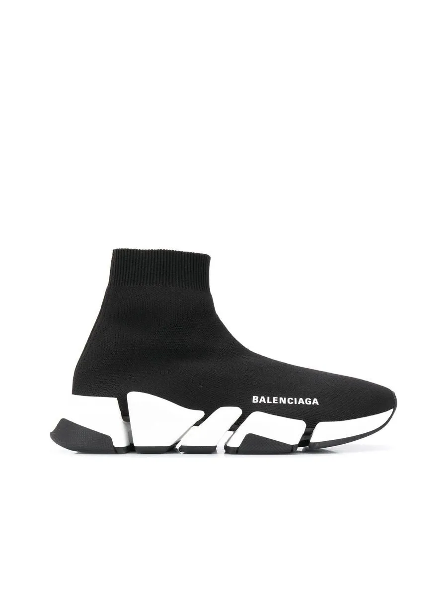 Speed 2.0 Sneaker in Black/White