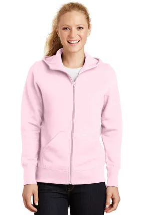 Sport Tek Ladies Full Zip Hooded Fleece Jacket L265 SKU: L265