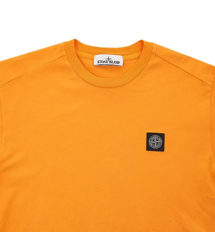 STONE ISLAND  |Street Style Logo T-Shirts