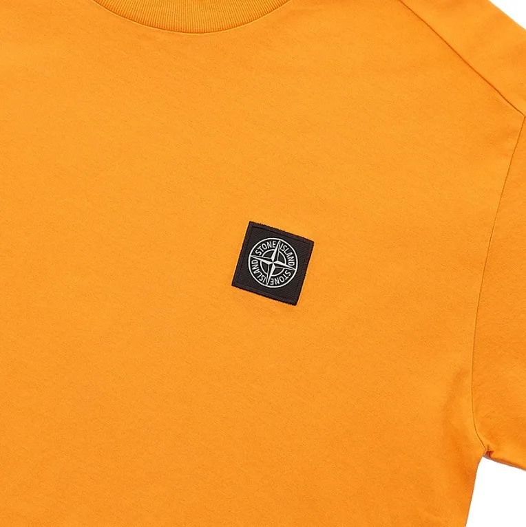 STONE ISLAND  |Street Style Logo T-Shirts