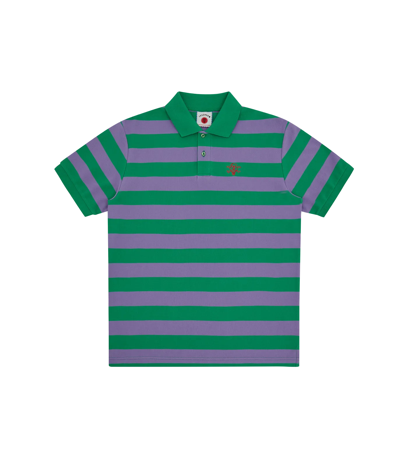 STRIPED POLO - GREEN STRIPE