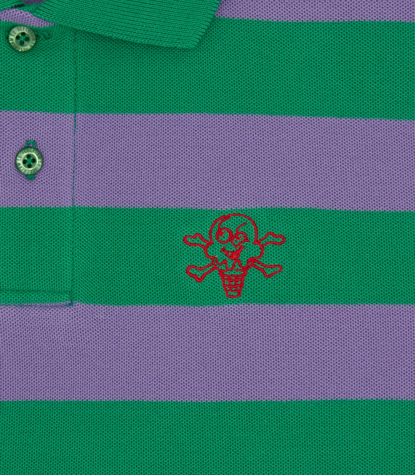 STRIPED POLO - GREEN STRIPE