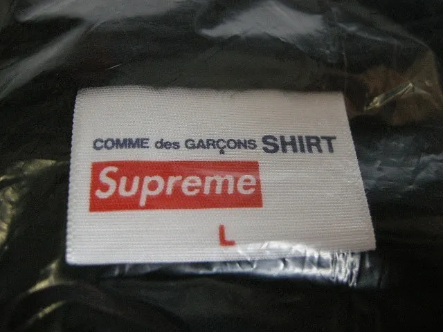 Supreme  |17SS◆Size M-L◆Supreme x COMME des GARCONS box logo tee Black