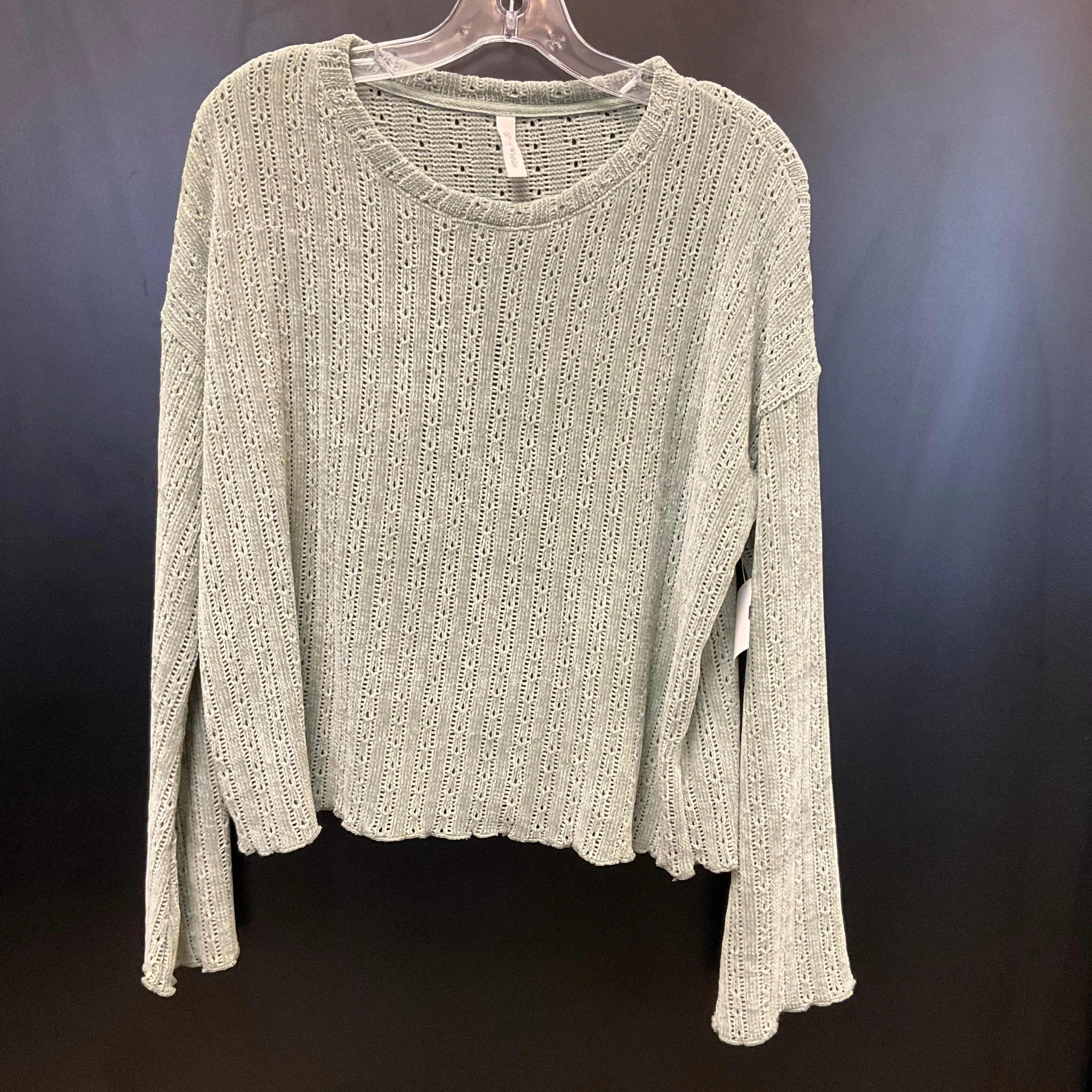 Sweater By Wishlist In Green, Size: M