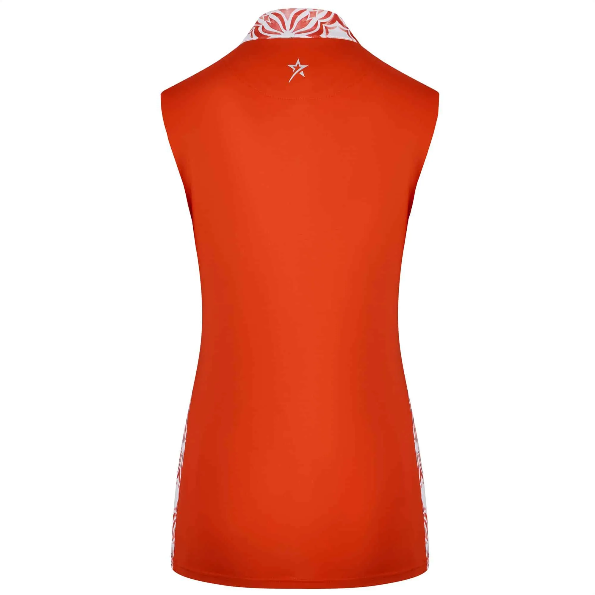 Swing Out Sister Clarissa Ladies Sleeveless Golf Polo Shirt Luscious Red