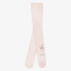 Teen Pink Logo Tights