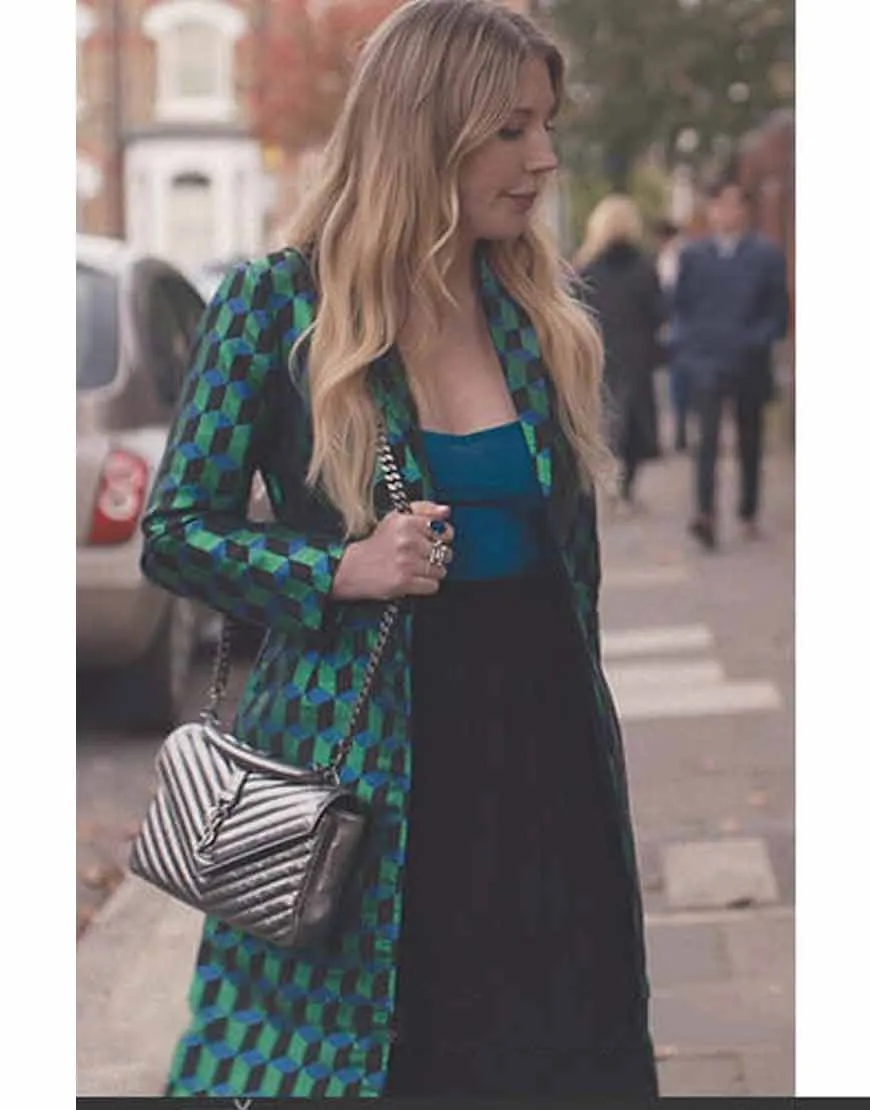 The Duchess Katherine Coat | Katherine Ryan Geometric Coat