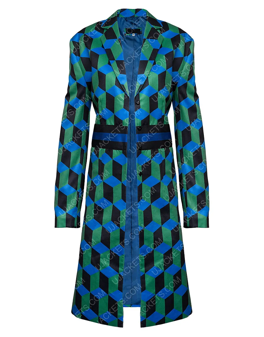 The Duchess Katherine Coat | Katherine Ryan Geometric Coat