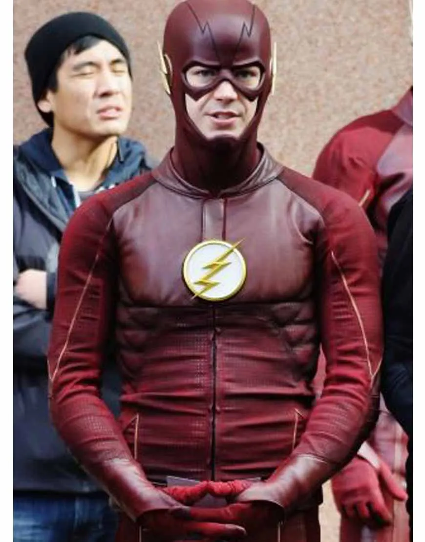 The Flash S07 Grant Gustin Jacket | Barry Allen Red Leather Jacket