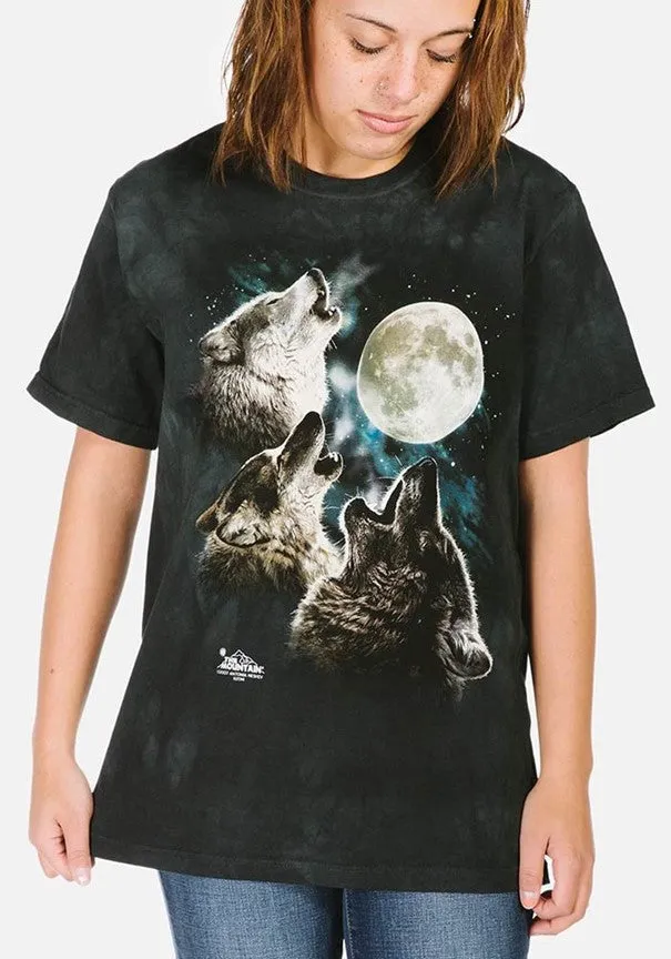 The Mountain Three Wolf Moon Unisex Tee