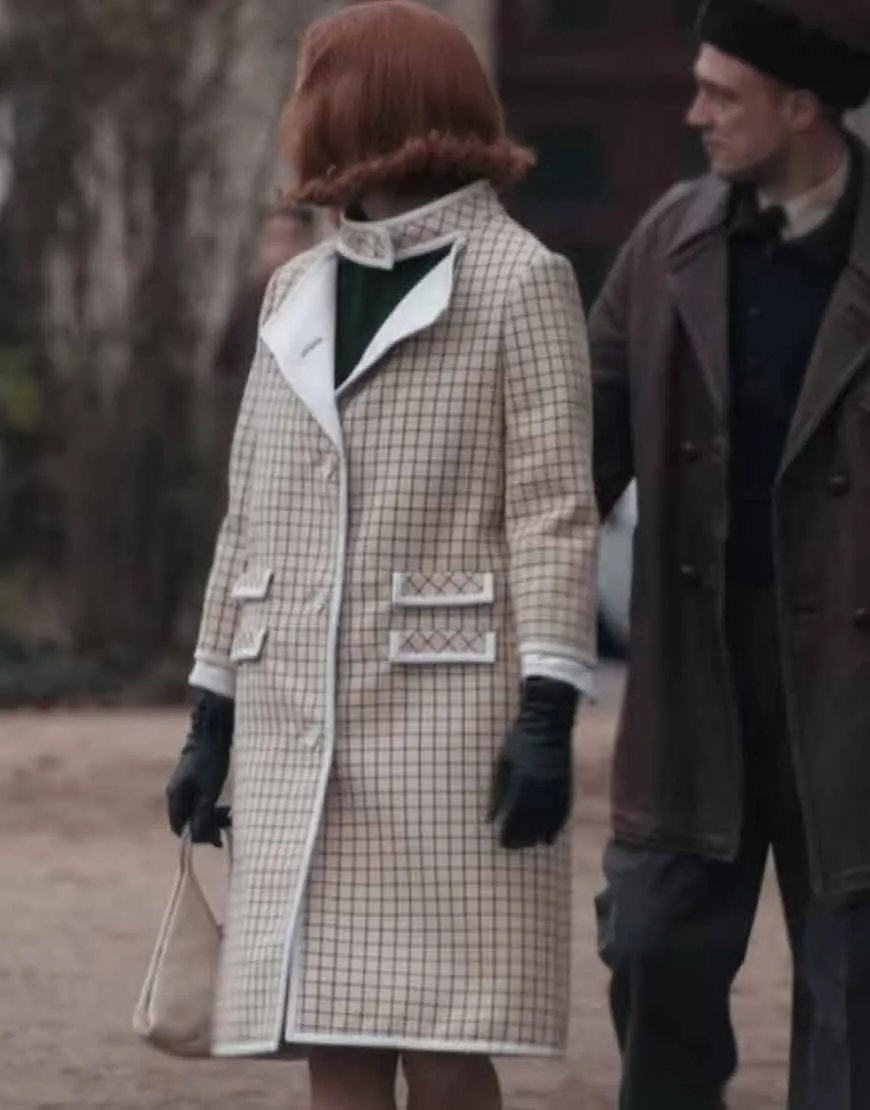 The Queen’s Gambit Anya Taylor-Joy Coat | TV-Series Checkered Coat