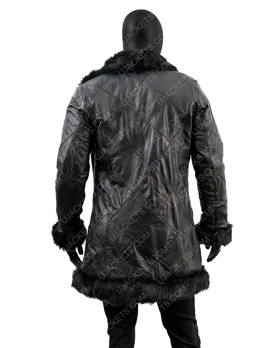 The Umbrella Academy Klaus Shearling Coat - Robert Sheehan Coat