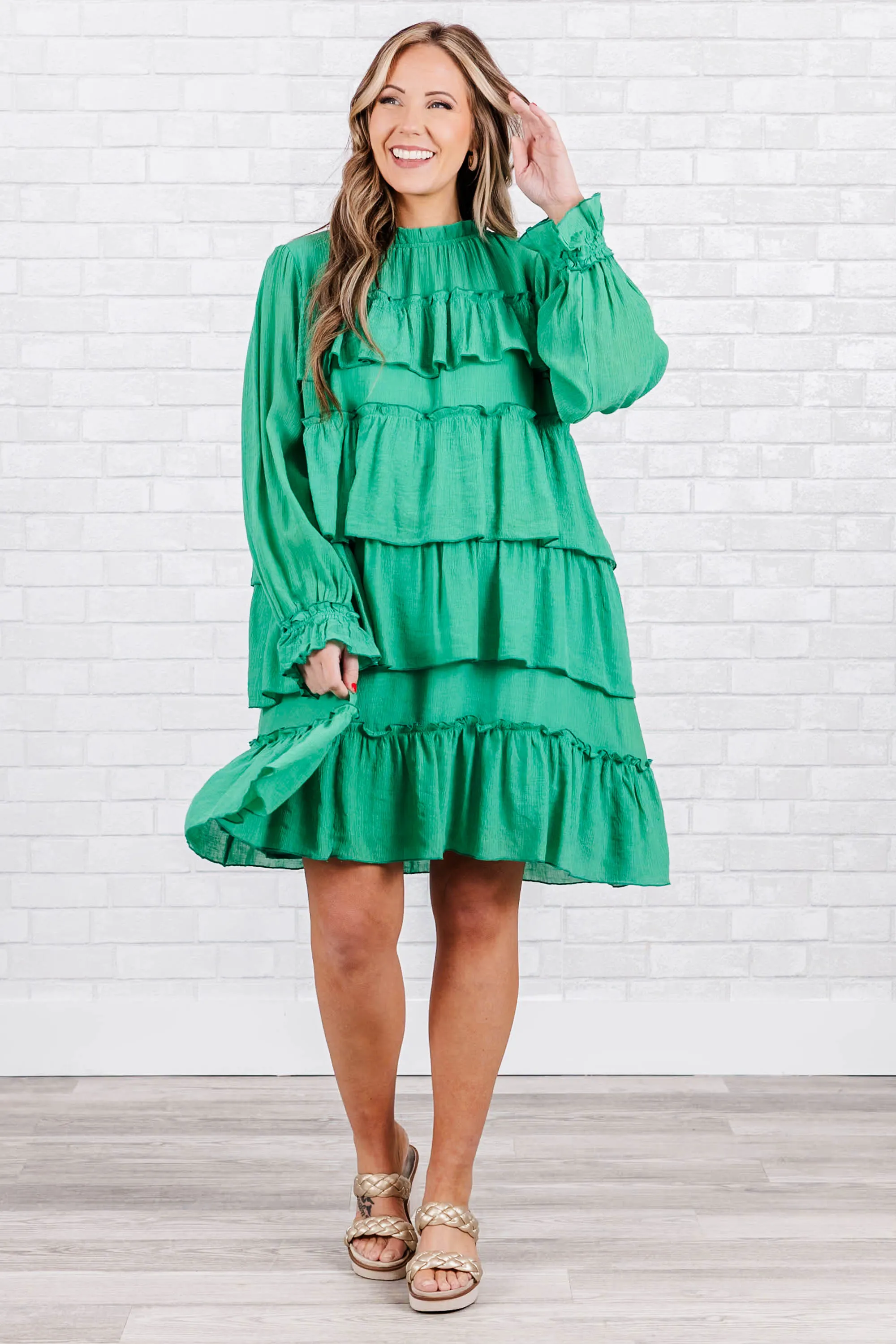 There Is Beauty In Everything Dress, Green