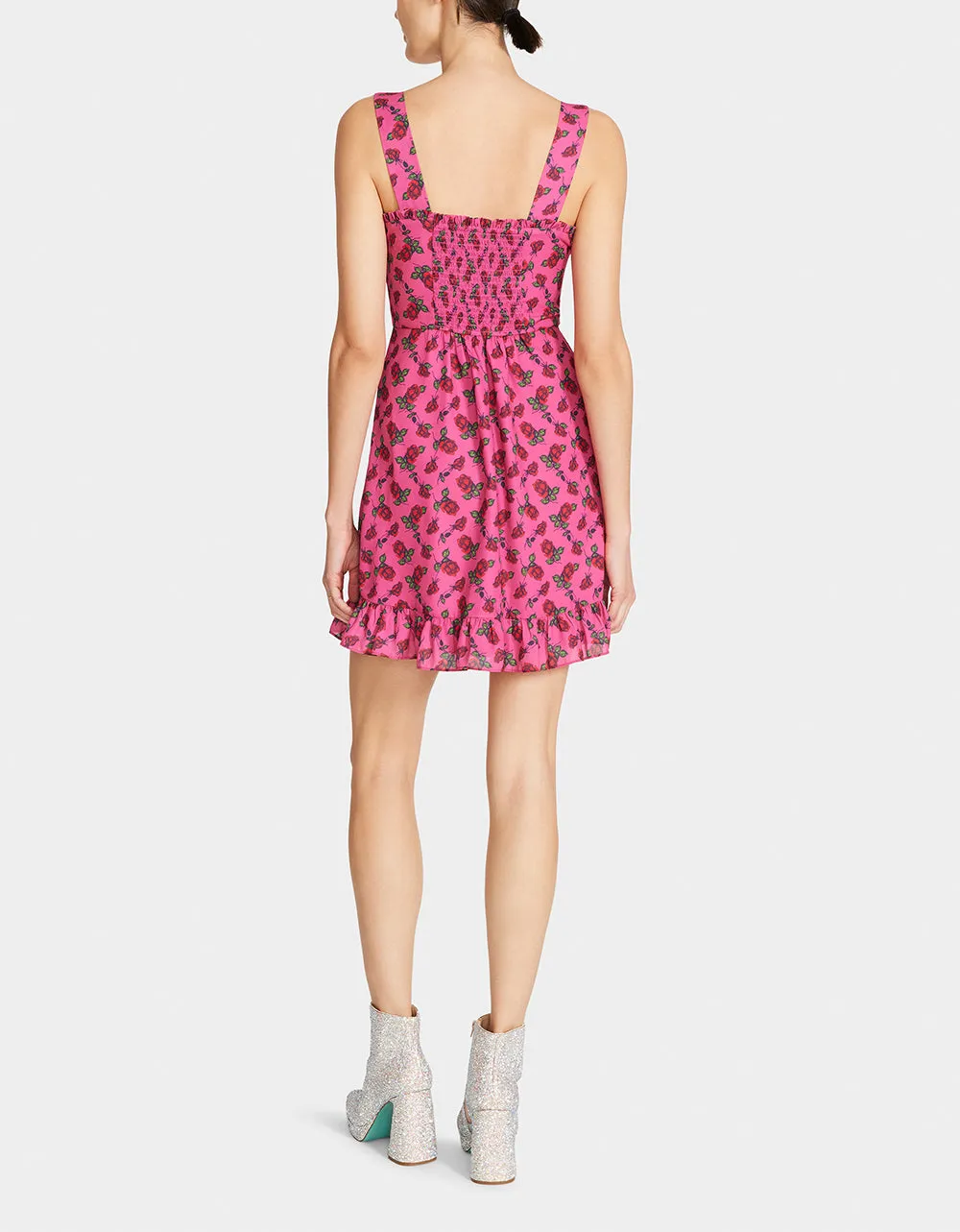 THORNS AND ROSES DRESS PINK