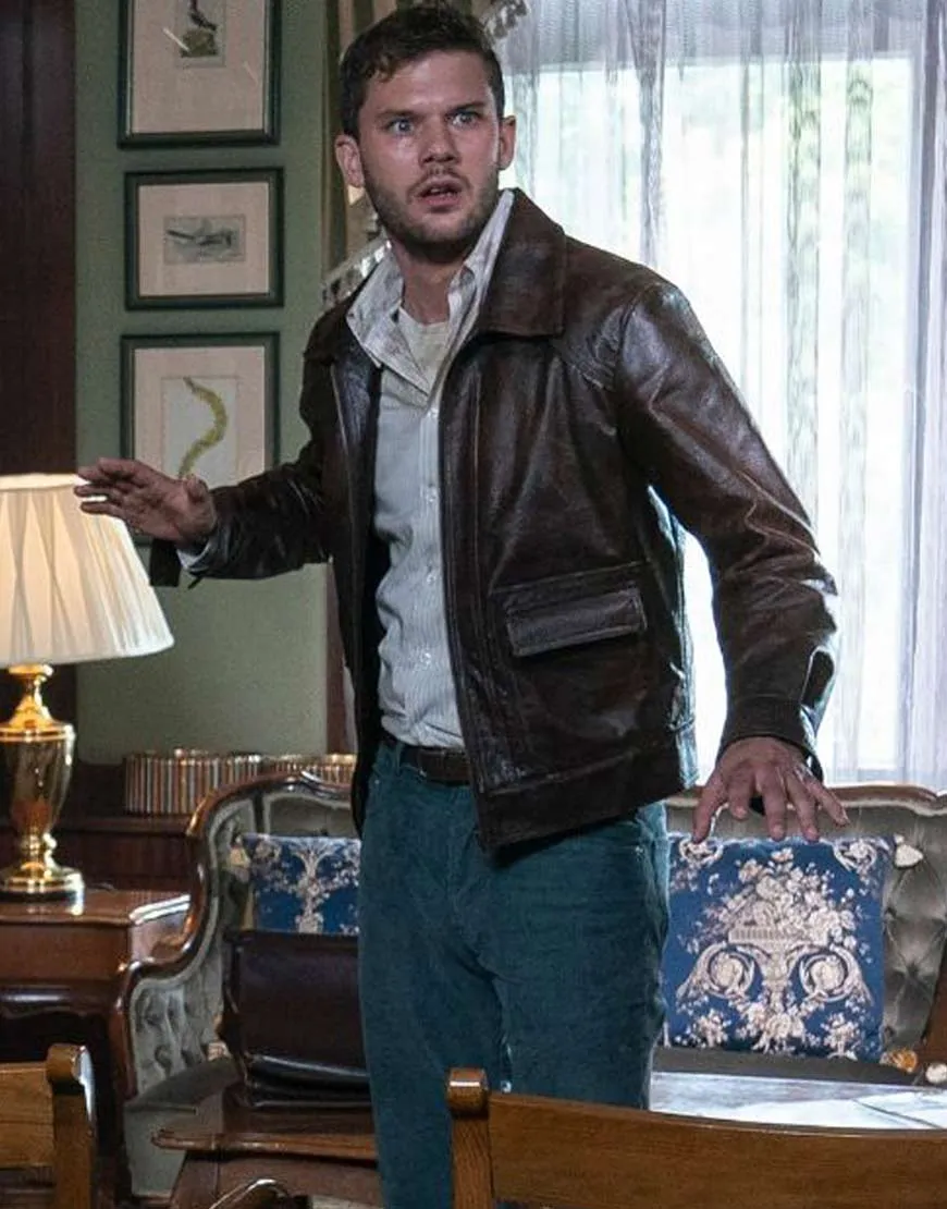 Treadstone Jeremy Irvine Leather Jacket | ujacket.com