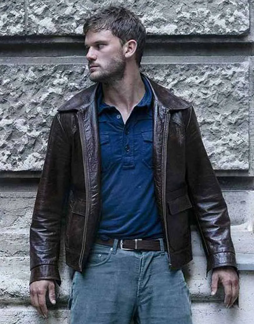 Treadstone Jeremy Irvine Leather Jacket | ujacket.com