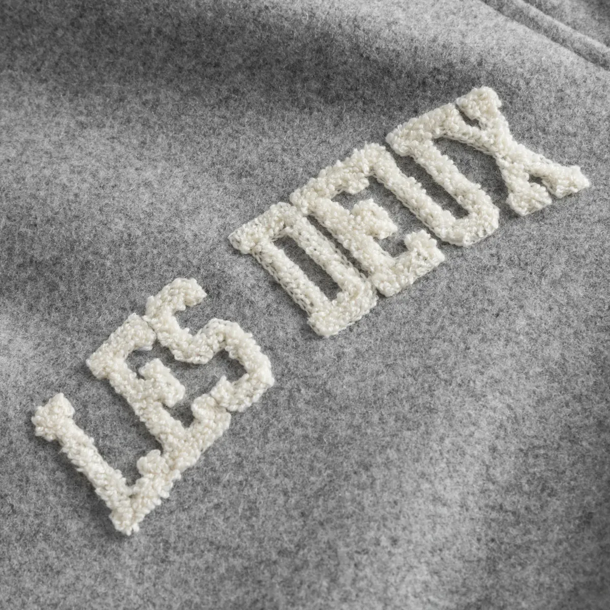 Varsity Wool Jacket (Light Grey Melange)