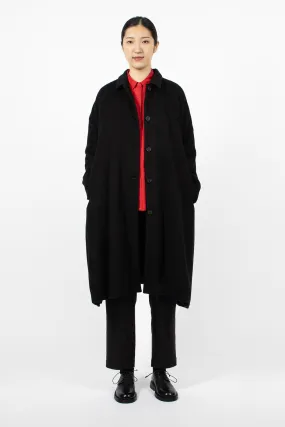 Verger Cashmere Coat Black