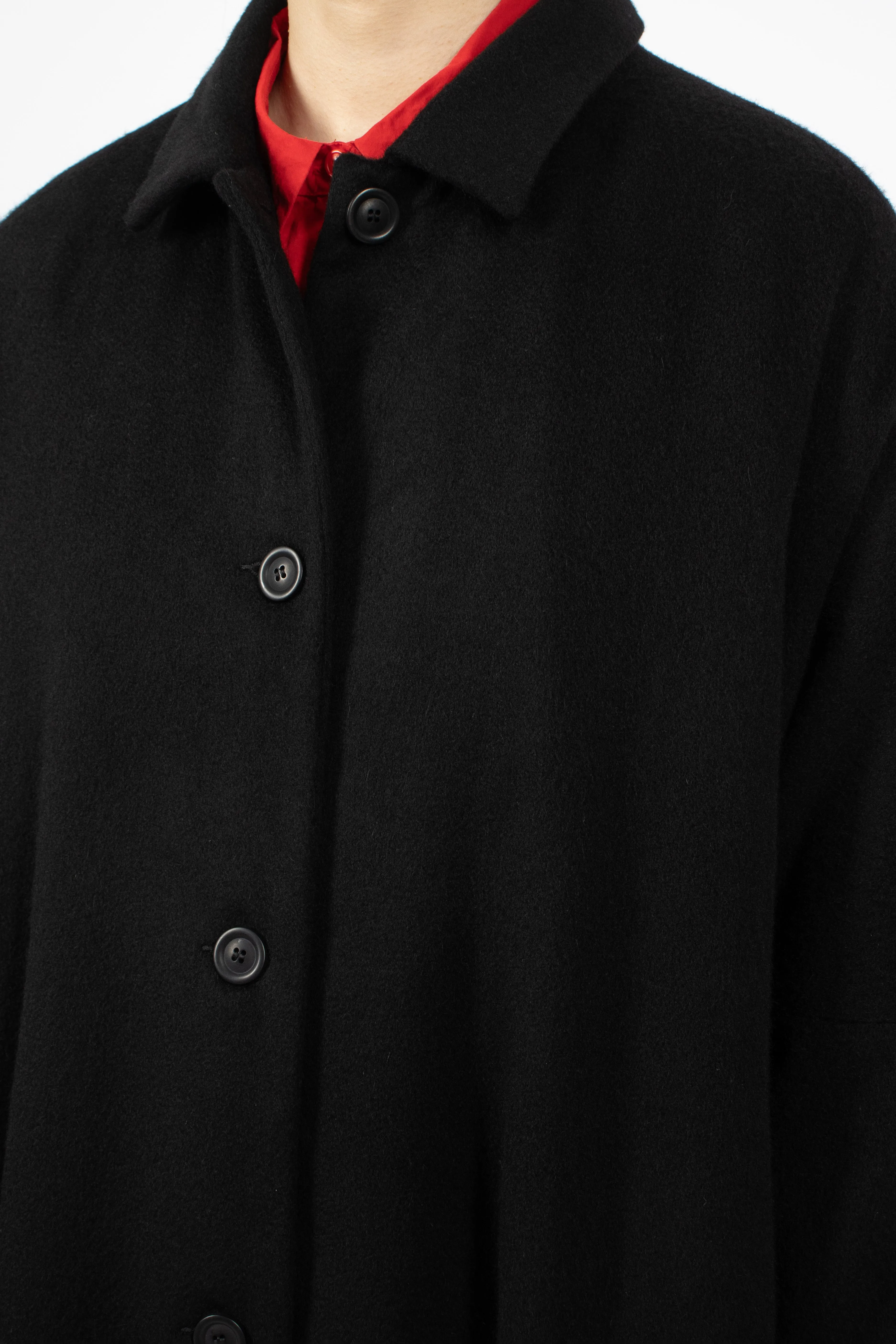 Verger Cashmere Coat Black