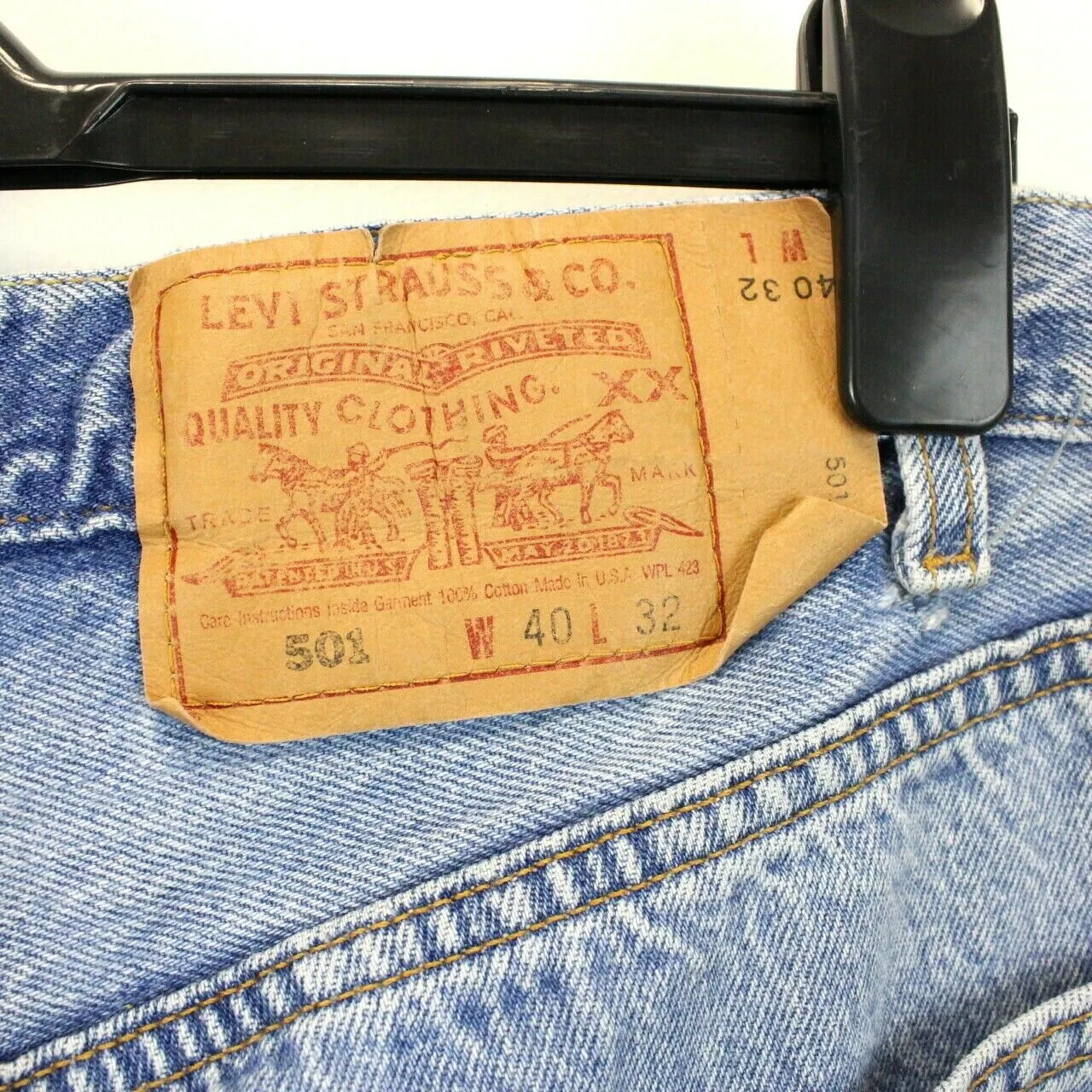 Vintage 90s LEVIS 501 Jeans Blue | W40 L32