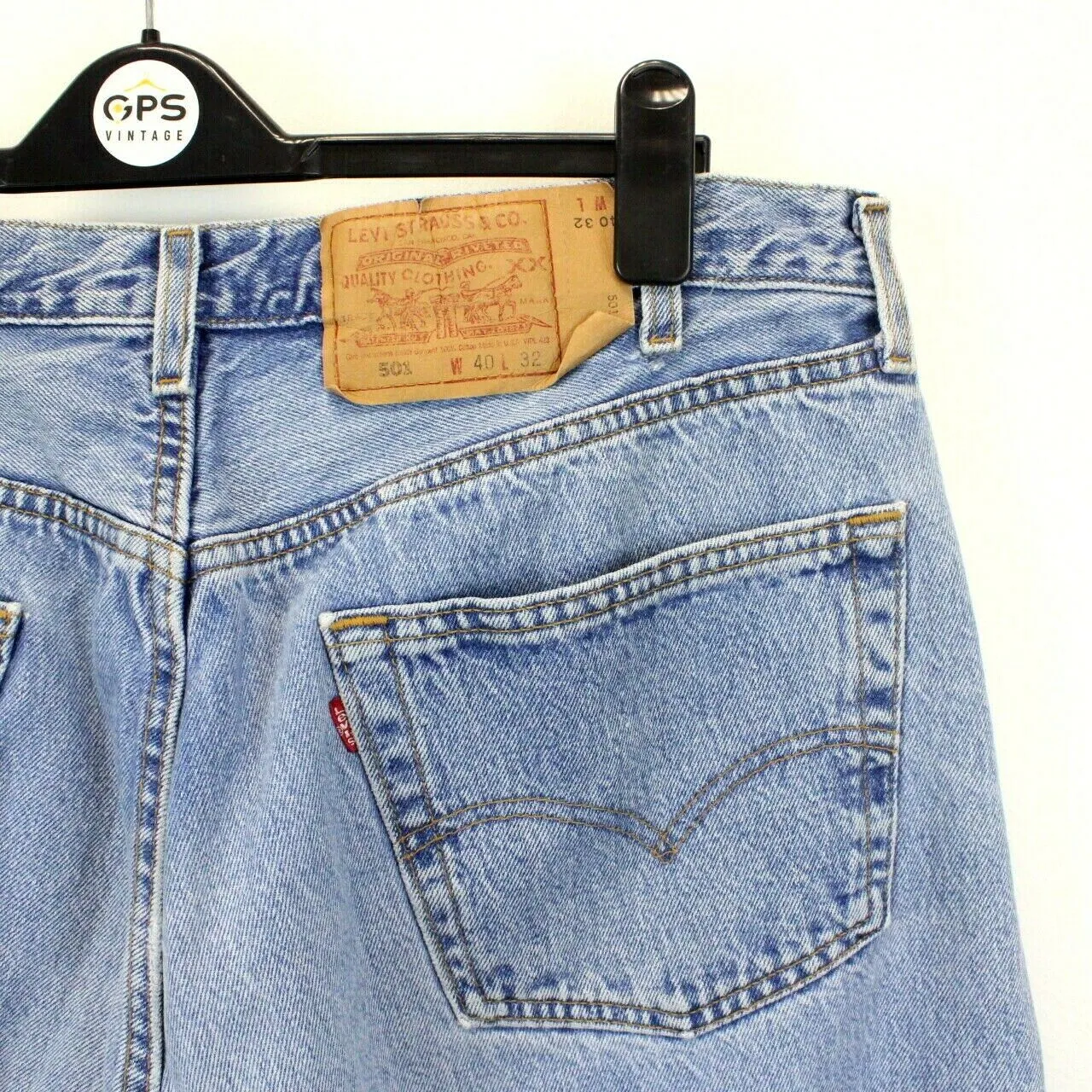 Vintage 90s LEVIS 501 Jeans Blue | W40 L32