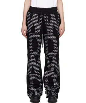 Who Decides War Black WDW Overlay Sweatpants