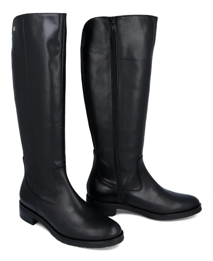 Wonders C-5470 Women's classic black boots