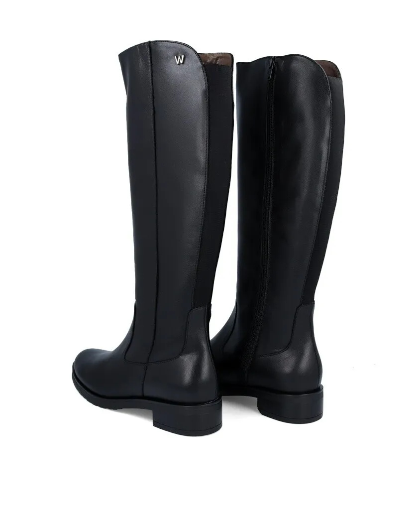 Wonders C-5470 Women's classic black boots