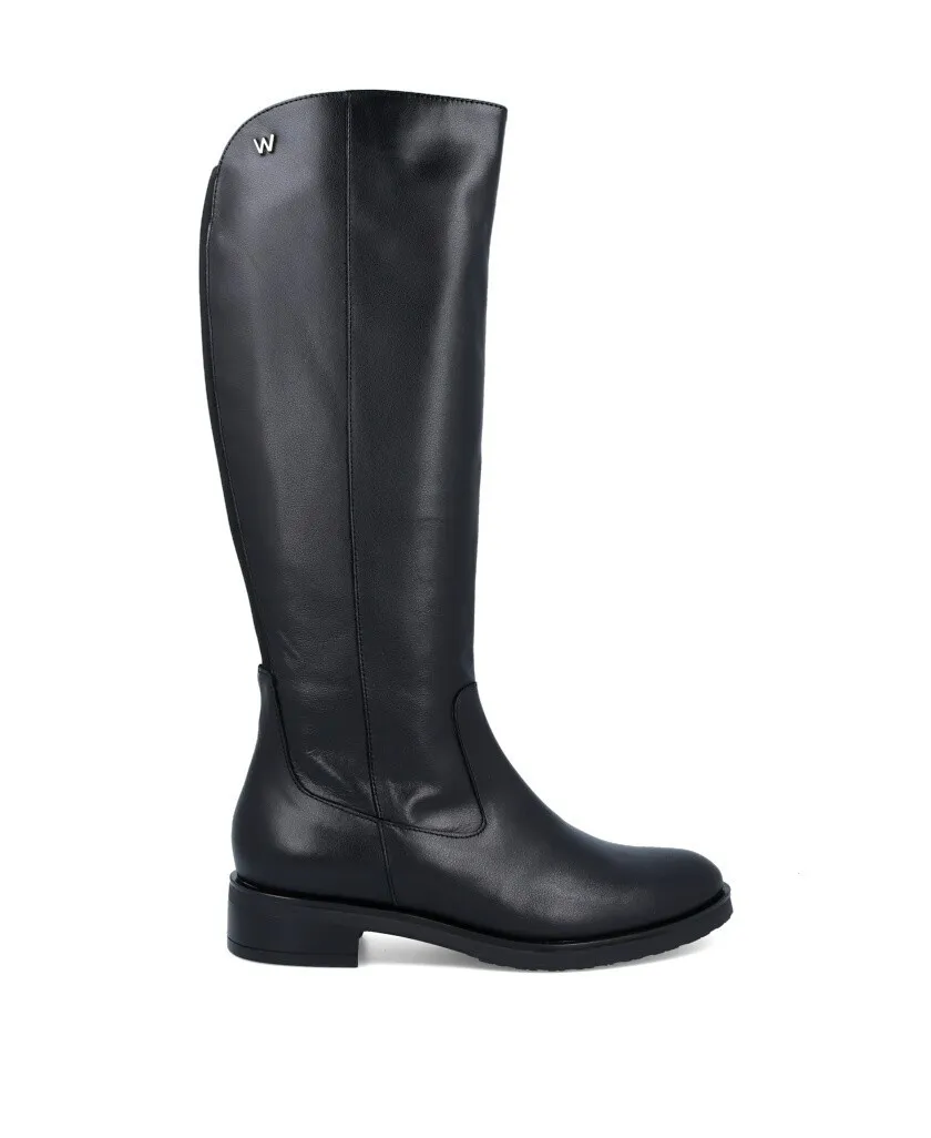 Wonders C-5470 Women's classic black boots