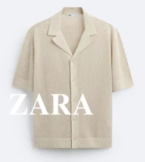 ZARA  |Short Sleeves Shirts