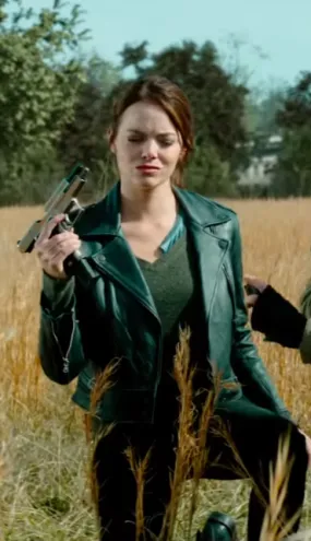 Zombieland Emma Stone leather Jacket - Wichita Leather Jacket